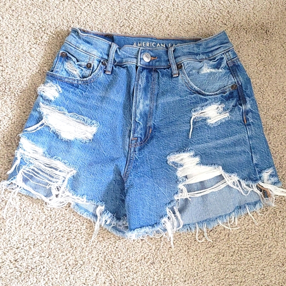 American Eagle Outfitters Pants - American Eagle Outfitters Distressed Jean Shorts Size 0